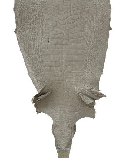 52 cm Grade 2/3 Dune Matte Farm American Alligator Leather - Tag: LA23-0017248