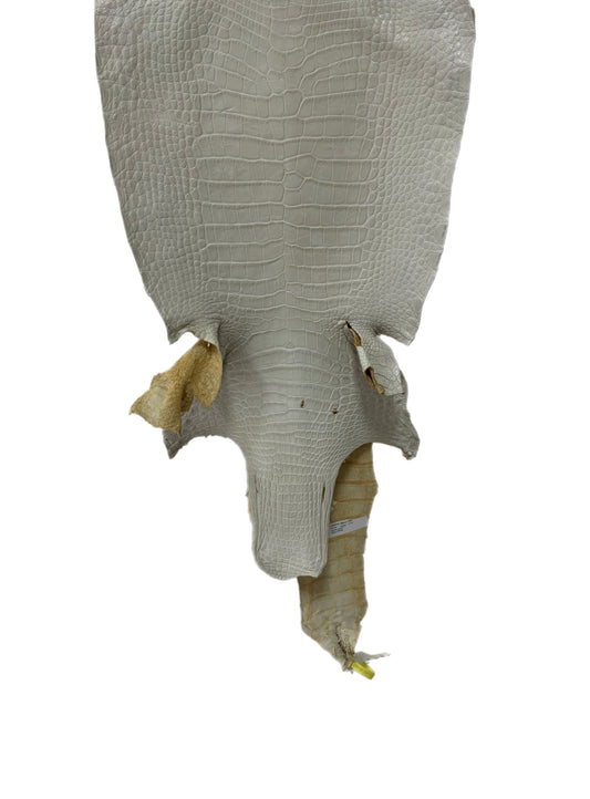 36 cm Grade 2/3 Dune Matte Wild American Alligator Leather - Tag: LA25-0001667