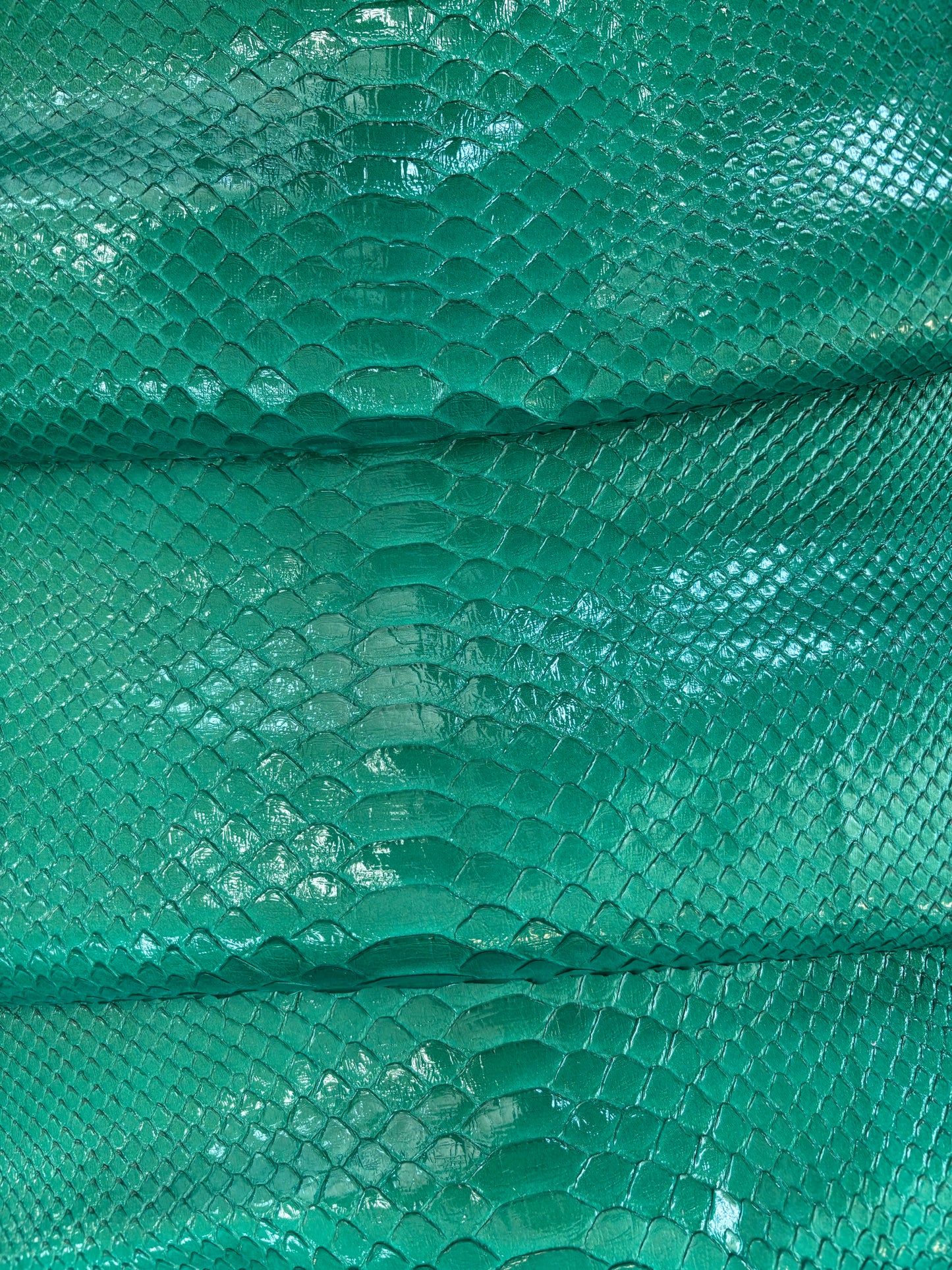 2.25 M Back Cut Emerald Green Glazed Python