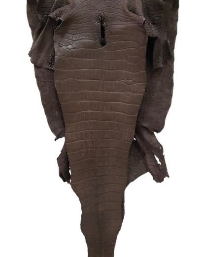 50 cm Grade 4/5 Miller Matte Wild American Alligator Leather - Tag: LA24-0031490
