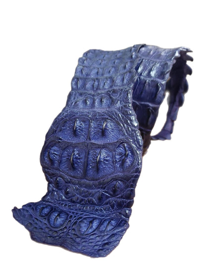 90-99 Cm Grade 1 Fique Matte Nile Crocodile Backstrap Leather