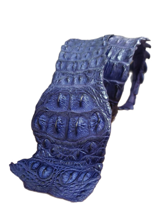 90-99 Cm Grade 1 Fique Matte Nile Crocodile Backstrap Leather