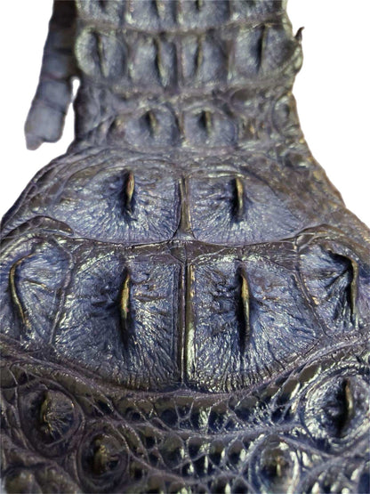 90-99 Cm Grade 1 Fique Matte Nile Crocodile Backstrap Leather