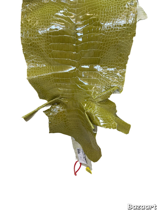 CLOSEOUT | 41 cm Grade 2/3 Muguet Glazed Wild American Alligator Leather - Tag: CCIT-0539954