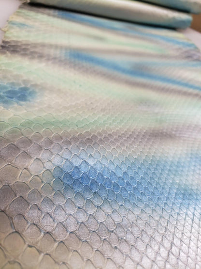 1.5 M Opaline Matte Front Cut Python Leather