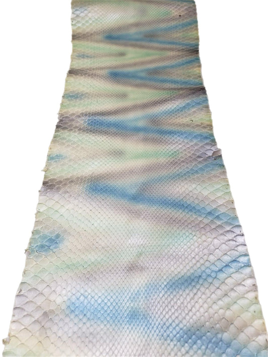 1.5 M Opaline Matte Front Cut Python Leather