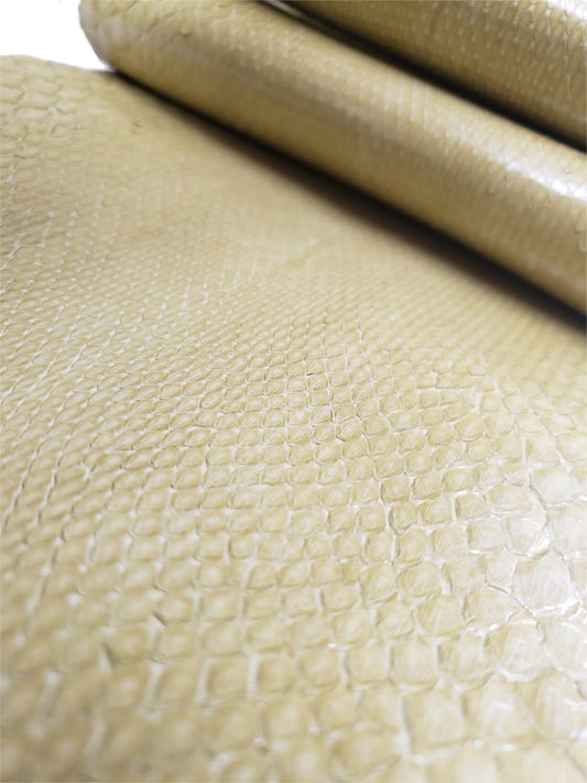 2.1 M Front Cut Antique Saddle Glazed Python Leather