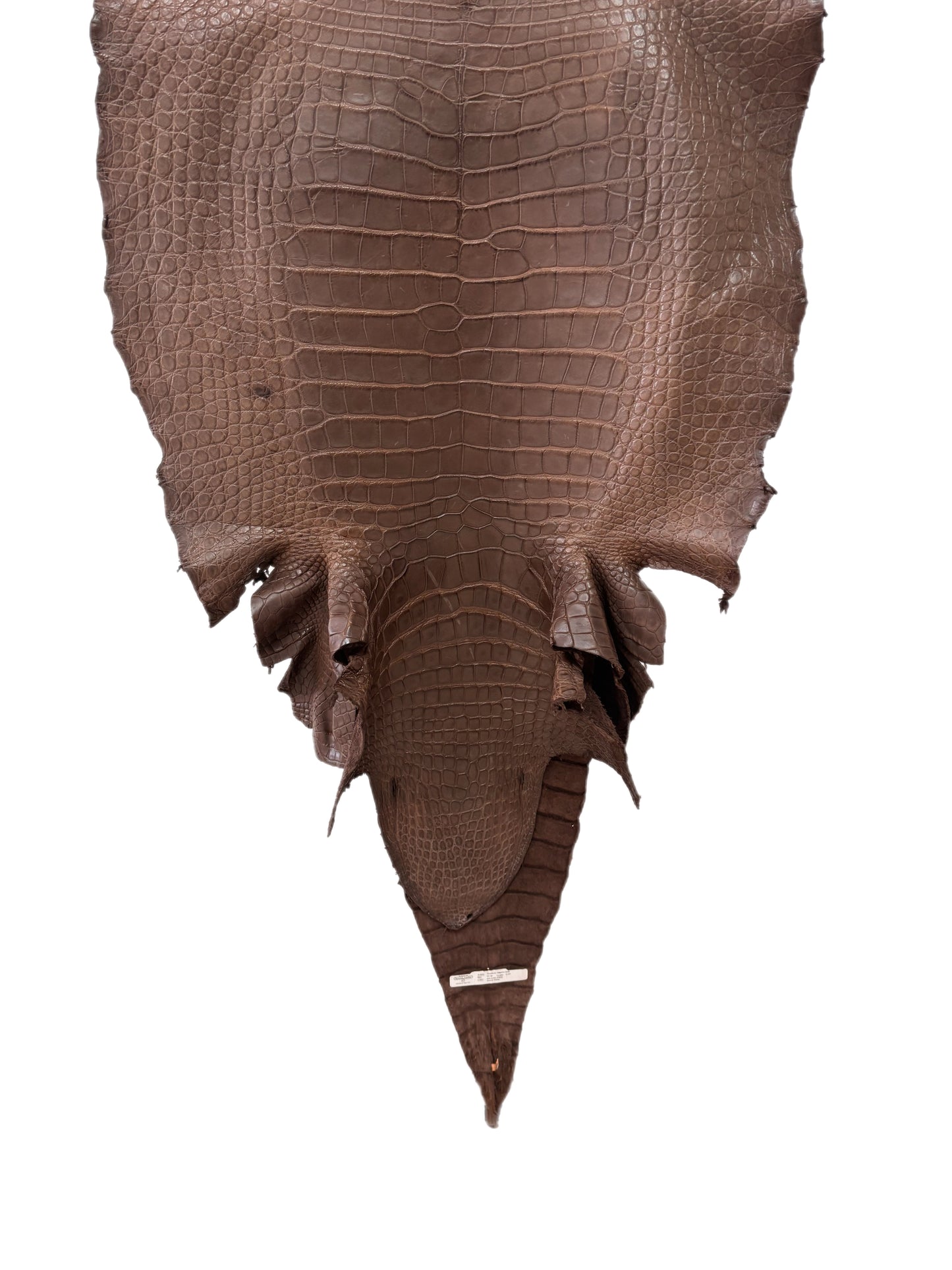 64 cm Grade 2/3 Miller Matte Wild American Alligator Leather - Tag: LA18-0014326