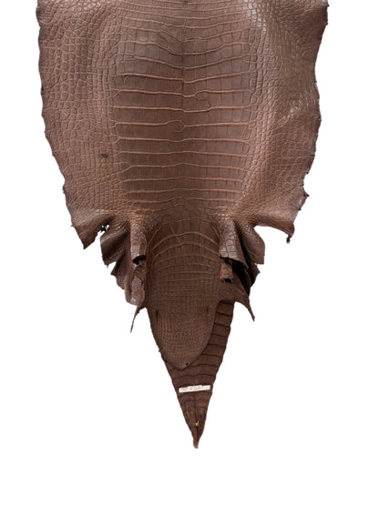 64 cm Grade 2/3 Miller Matte Wild American Alligator Leather - Tag: LA18-0014326