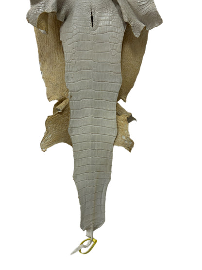 36 cm Grade 2/3 Dune Matte Wild American Alligator Leather - Tag: LA25-0001667