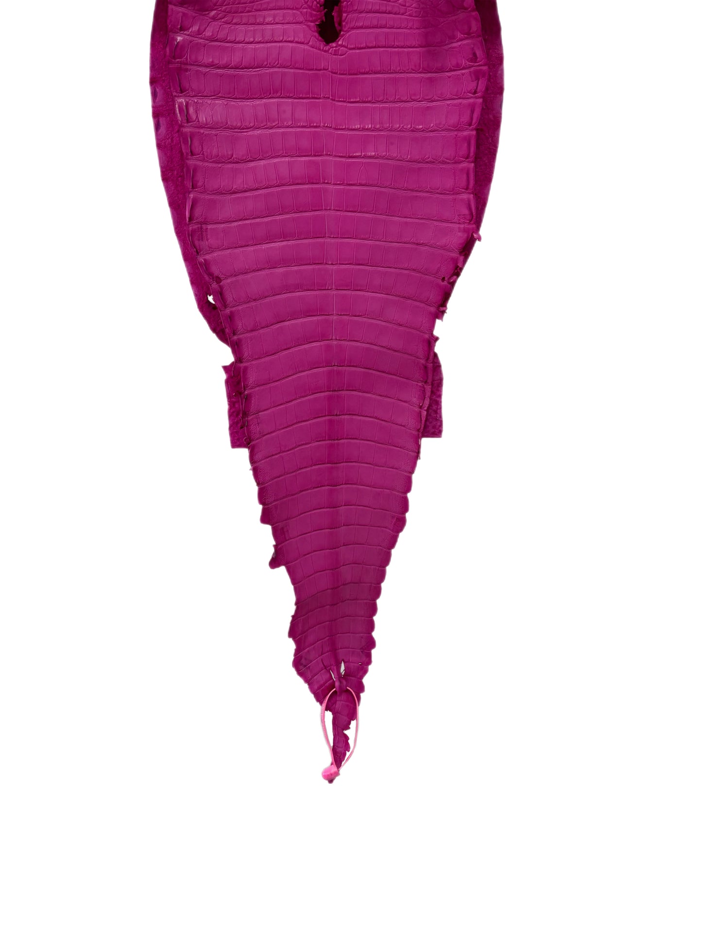 28 cm Grade 1/2 Rosa Matte Farm-Raised American Alligator Leather - Tag: FL21-0024700