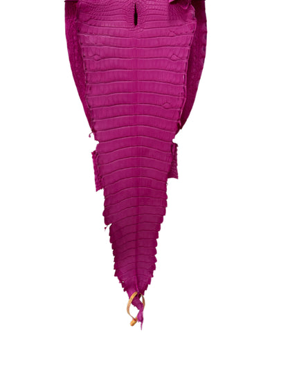 27 cm Grade 1/2 Rosa Matte Farm-Raised American Alligator Leather - Tag: FL22-0030236