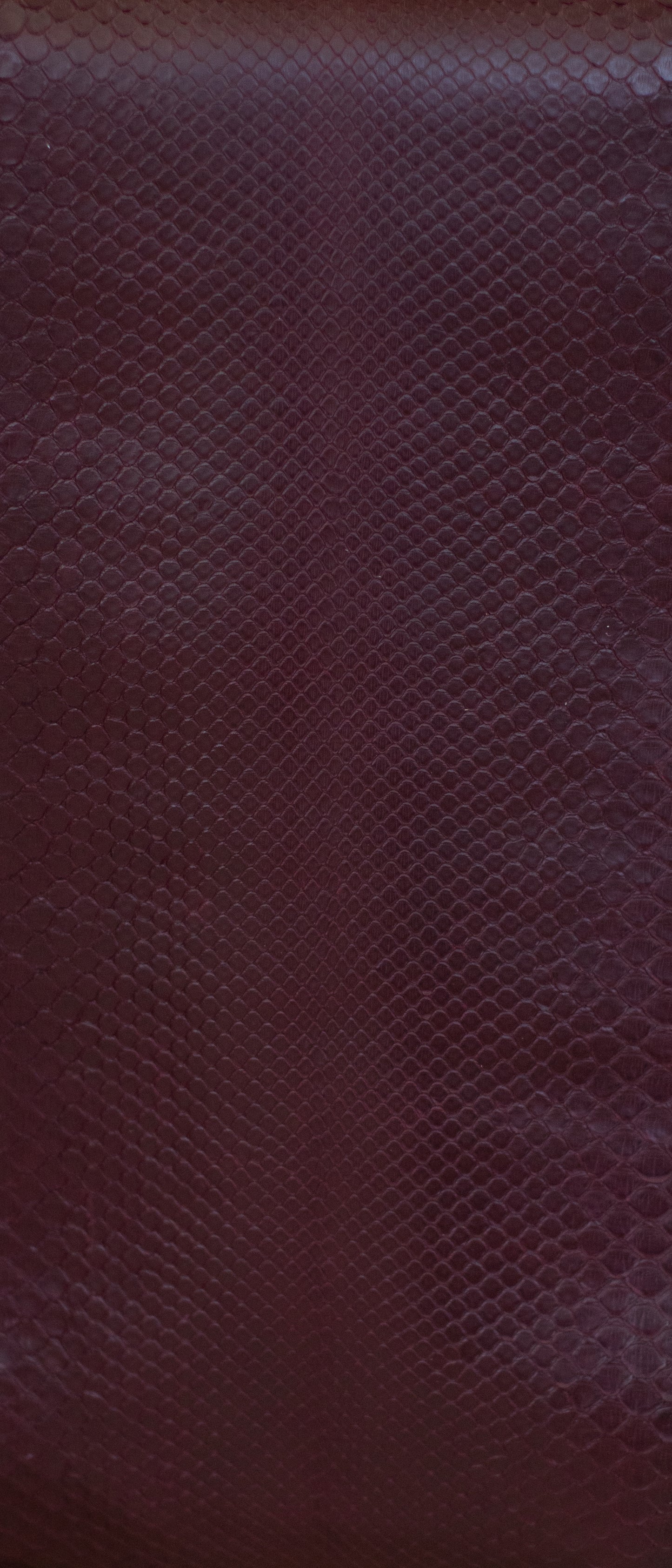 2.4+ M Front Cut Burgundy Matte Python Leather